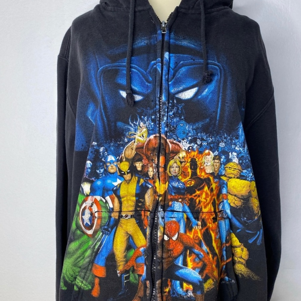 Y2K MARVEL Hoodie Size Large